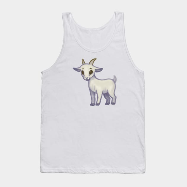 Cute Goat Drawing Tank Top by Play Zoo